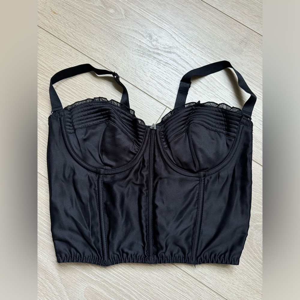 GUESS Bustier Corset Black Size S EXCELLENT